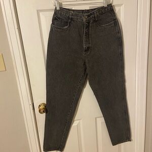 Vintage Rio Size 13 High-Waisted Black Jeans